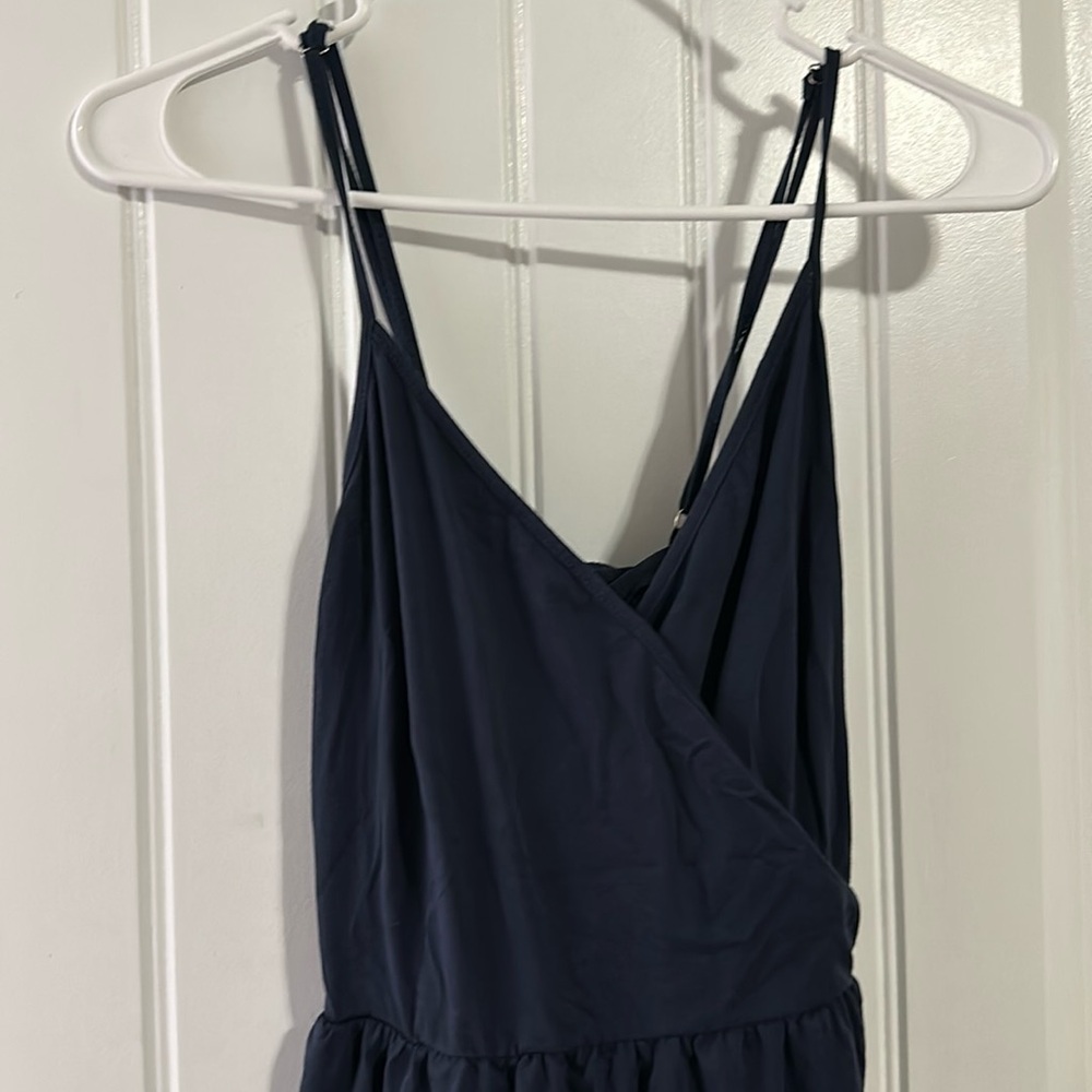 Navy Wrap Dress